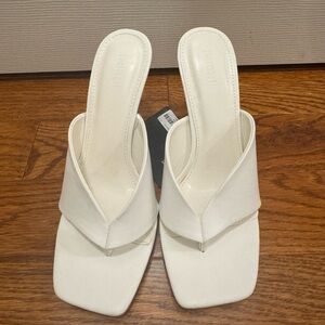 Forever 21 Cream Women's Mules